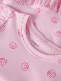 NAME IT Kortærmet Kjole Vida Pirouette Sea Shells Pink
